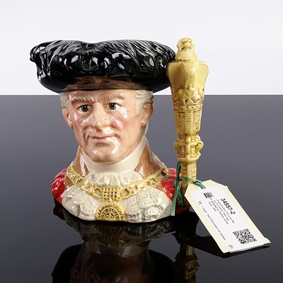 Royal Doulton 'The Lord Mayor of London' Toby Jug - Modelled by Stanley James Taylor 1990