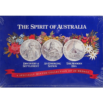 'The Spirit of Australia' Specially Minted 20 Medal Colletcion