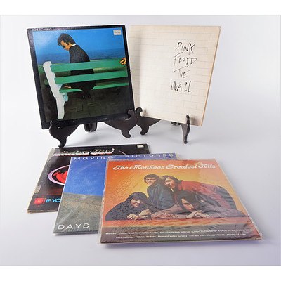 Quantity of Approximately Five Neil Records Including Pink Floyd the Wall, Moving Pictures, Staus Quo and More