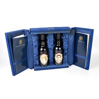 Wolf Blass Two Bottle Boxed Set - Charles and Diana Royal Wedding