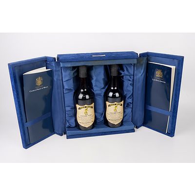Wolf Blass Two Bottle Boxed Set - Charles and Diana Royal Wedding