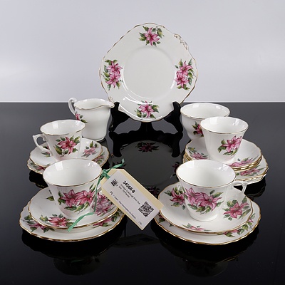 Vintage Colclough Part Tea Set - 19 Pieces