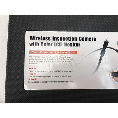 Wireless Inspection Camera With Colour LCD Monitor