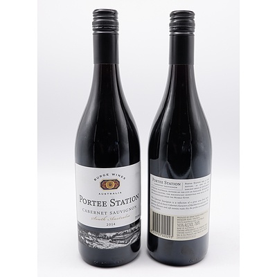 Burge Wines Portee Station 2014 Cabernet Sauvignon - Lot of Two Bottles (2)