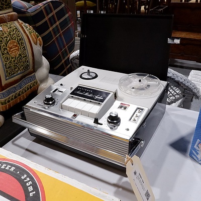 Vintage National RQ-705 Tape Recorder with Original Box