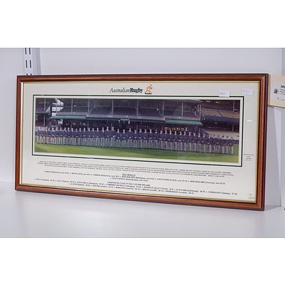 Framed Limited Edition Wallabies Tour Photograph - No 17/100