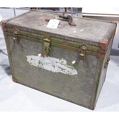 Vintage Metal Storage Case