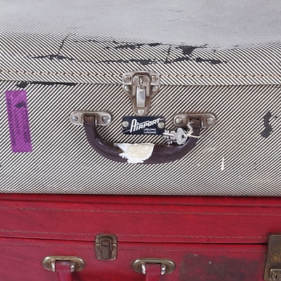 Four Vintage Suitcase including Regal and Paklite (4)