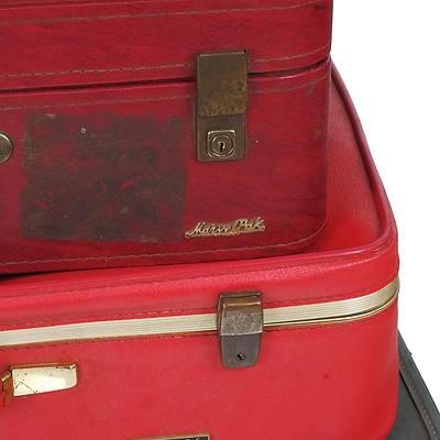 Four Vintage Suitcase including Regal and Paklite (4)