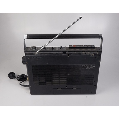 Vintage National Panasonic 548 Portable AM/FM Cassette Recorder