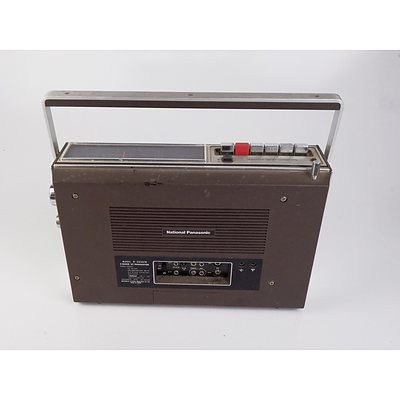 Vintage National Panasonic 3 band Stereo Cassette Recorder