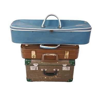 Three Vintage Travel Cases Including Ford Sherington and Triplite (3)