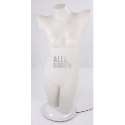 Female Torso Mannequin on Stand with Internal Lighting
