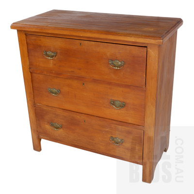 Antique Pine Chest of Drawers, Early 20th Century