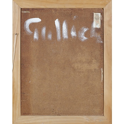 Gullich (20th Century), Female Portrait, Oil on Board, 59 x 44 cm