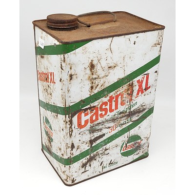 Vintage Castrol XL 20W-30-50 SE One Gallon Tin