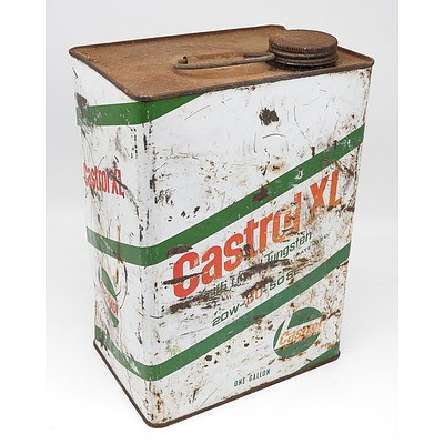 Vintage Castrol XL 20W-30-50 SE One Gallon Tin