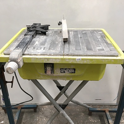 Ryobi 500W, 178mm Wet Tile Cutter With Two Roller Stands