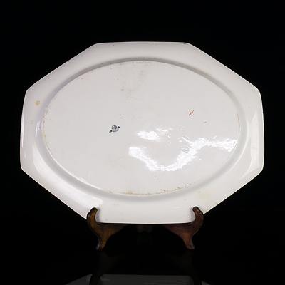 Victorian Minton Transfer Printed Meat Dish