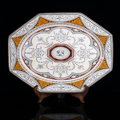 Victorian Minton Transfer Printed Meat Dish