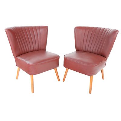 Pair of Cocktail Chairs - by Repute as Exhibited in the 1958 Belgium World Expo