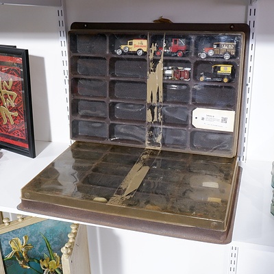 Two Vintage Display Boxes with Approximately 25 Matchbox Models (2)