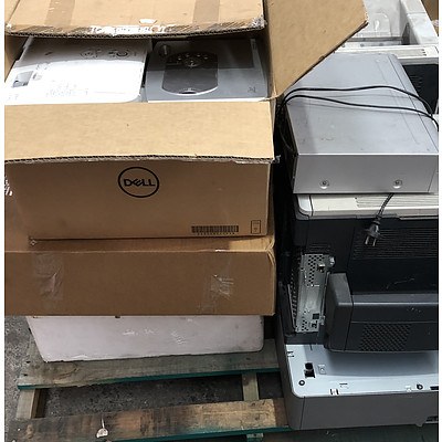 Bulk Lot of Assorted IT Equipment - Projectors, Printers, UPS, Etc.