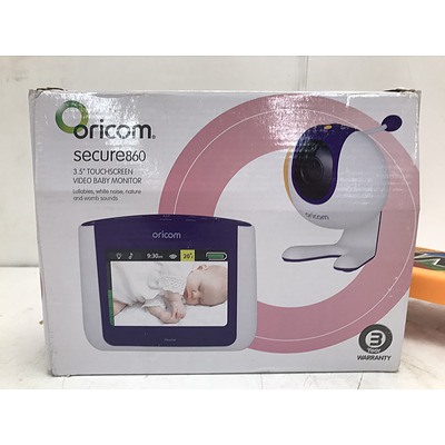 Oricom Video Baby Monitor and Vokul Toddler Scooter