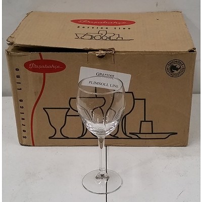 Pasabahce Service Line Wine Glasses - Lot Of 12