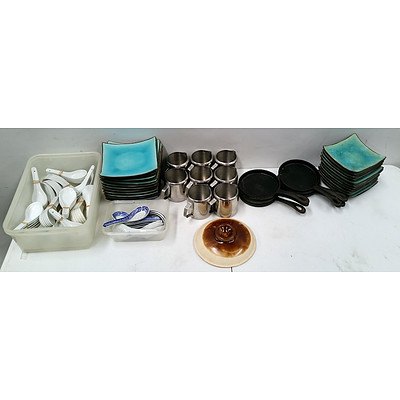 Bulk Lot Of Assorted Catering Supplies