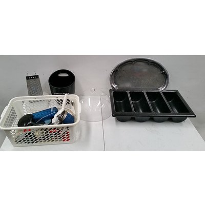 Bulk Lot Of Assorted Catering Supplies And Equipment
