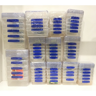 Assorted Sistema Klip It Storage Container - Lot Of 60