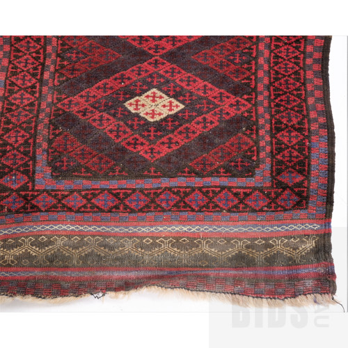 Hand Knotted Afghan Wool Maimana Runner