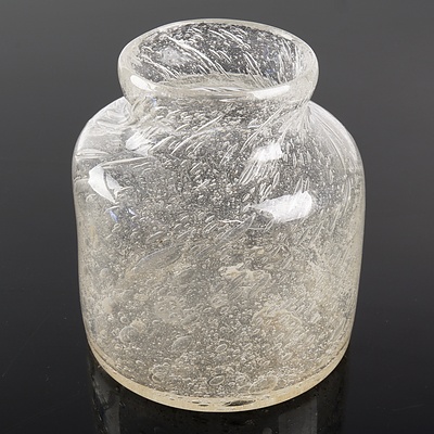 J. Santos Studio Glass Vase - Signed to Base