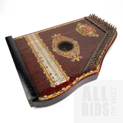 Antique Zither - Austral School of Music - Early 20th Century