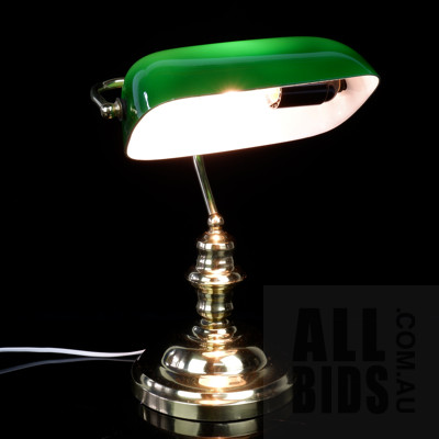 Antique Style Bankers Lamp