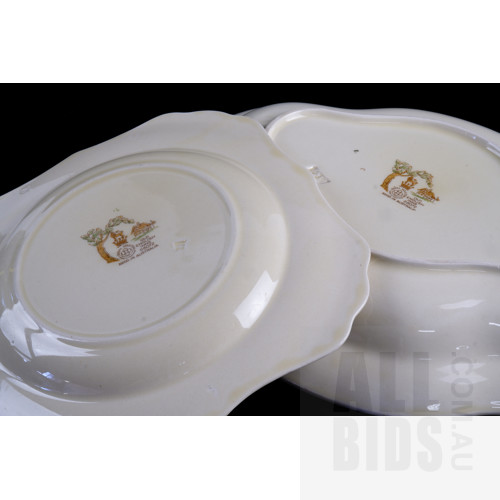 Four Pieces of Royal Doulton Old English Inns Series Ware