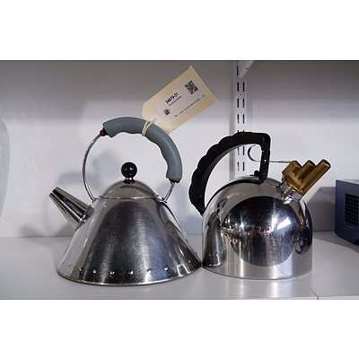 Two Alessi Kettles