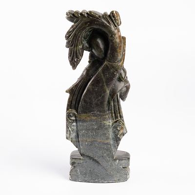 Indian Hand Carved Soapstone Figurine