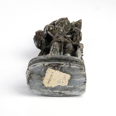 Indian Hand Carved Soapstone Figurine