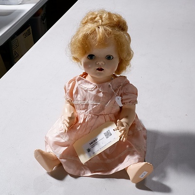 Vintage English 'Pedigree' Talking Doll