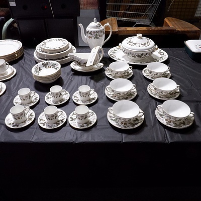 Wedgwood Strawberry Hill Part Dinner Set - 54 Pieces