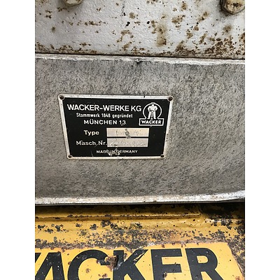 Wacker Diesel Plate Compactor