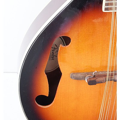 Fender Eight String Mandolin with Fender Strap and a Soft Case