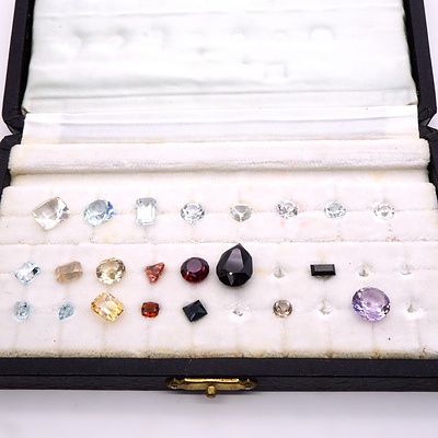Collection of Loose Gems, Topaz, Zircon, Garnet, Amethyst, Citrine and More