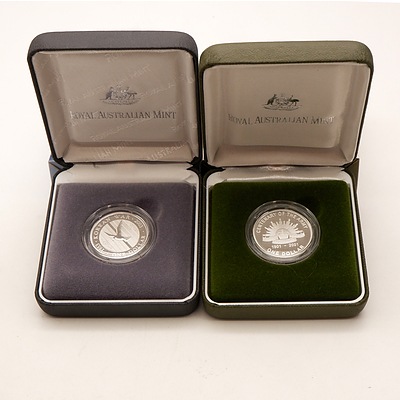 RAM 2003 Silver Proof $1 Korean War Coin and 2001 Silver Proof $1 Centenary of the Army Coin