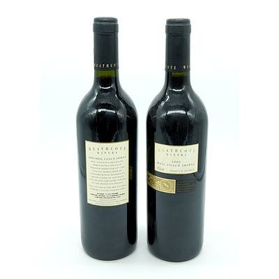 Heathcote Winery 2000 Mail Coach Shiraz - Lot of Two Bottles (2)