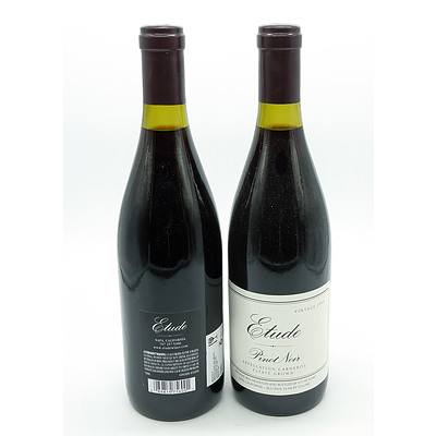 Etude 2009 Estate Grown Pinot Noir (Napa Valley California) - Lot of Two Bottles (2)