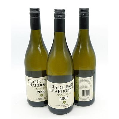 Clyde Park Millie's Stock 2006 Chardonnay - Lot of Three Bottles (3)