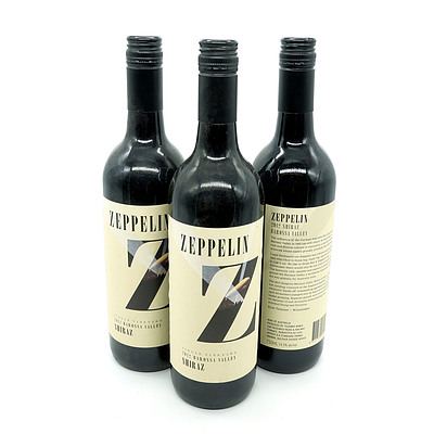 Zeppelin Single Vineyard Barossa Valley 2012 Shiraz - Lot of Three Bottles (3)